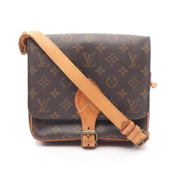 LOUIS VUITTON Brown Monogram Leather Shoulder Bag - Picture 1 of 11
